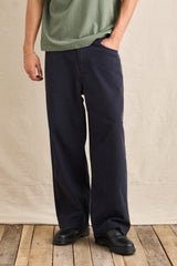 Relaxed Wash Canvas Pant Midnight