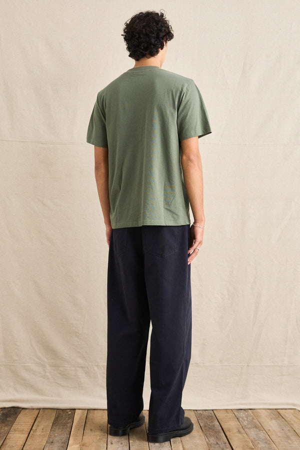 Relaxed Wash Canvas Pant Midnight