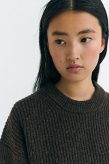 Carmen Knitted Sweater Brown