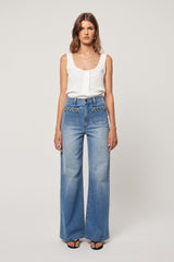 Paloma Pointelle Tank Cloud