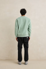 Classic Fleece Crew Seafoam