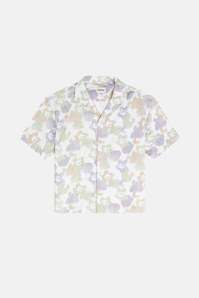 Relaxed Floral Camo Short Sleeve Shirt