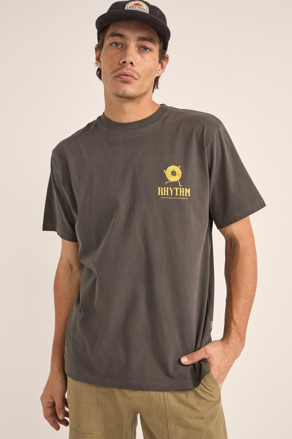 Record Vintage T-Shirt Black