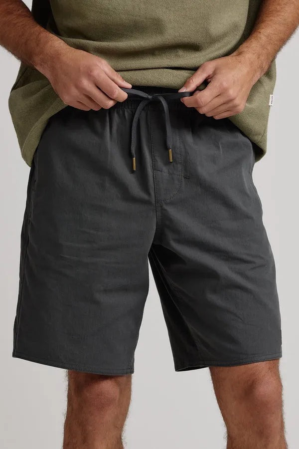 Relaxed Jam Short Charcoal