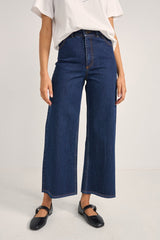 Demi High Loose Jeans Indigo