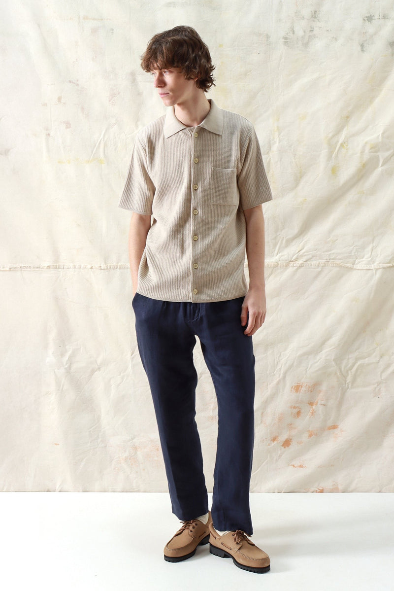 Heitor Knitted Shirt Peyote Sand