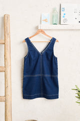 Cece Mini Dress Dark Denim