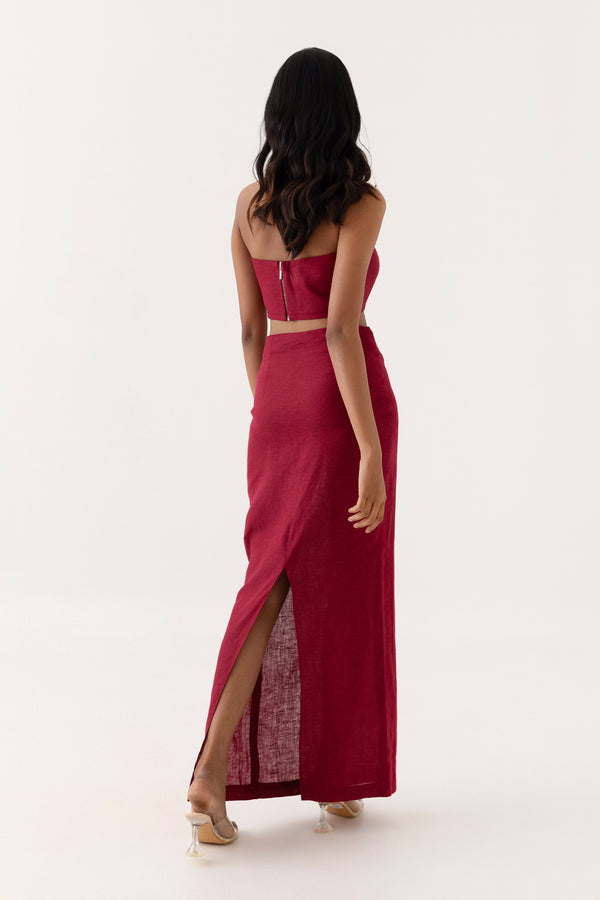 Rewa Skirt Sangria