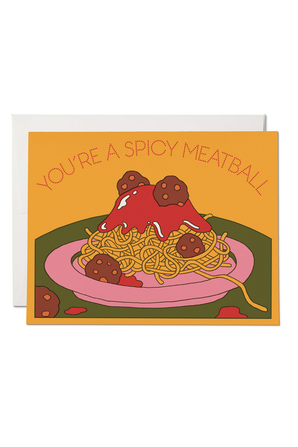 Spicy Meatball Card