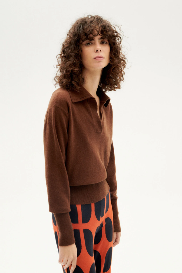 Sheena Knitted Sweater Brown