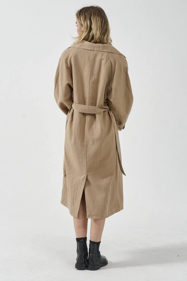 Discovery Trench Coat Faded Khaki