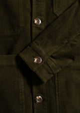 The Worker Moleskin Jacket Green