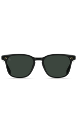 Alvez Sunglasses Recycled Black / Green Polarized