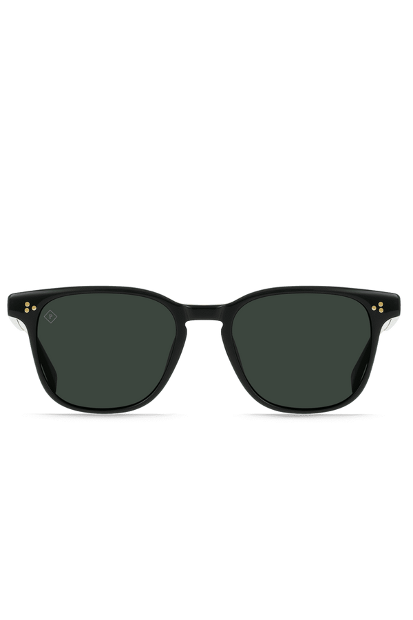 Alvez Sunglasses Recycled Black / Green Polarized