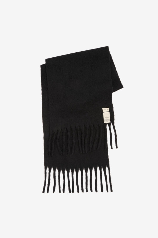 The Reykjavik Scarf w/ Wool Black