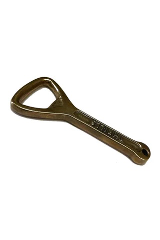 Bottle Opener Solid Antique Brass