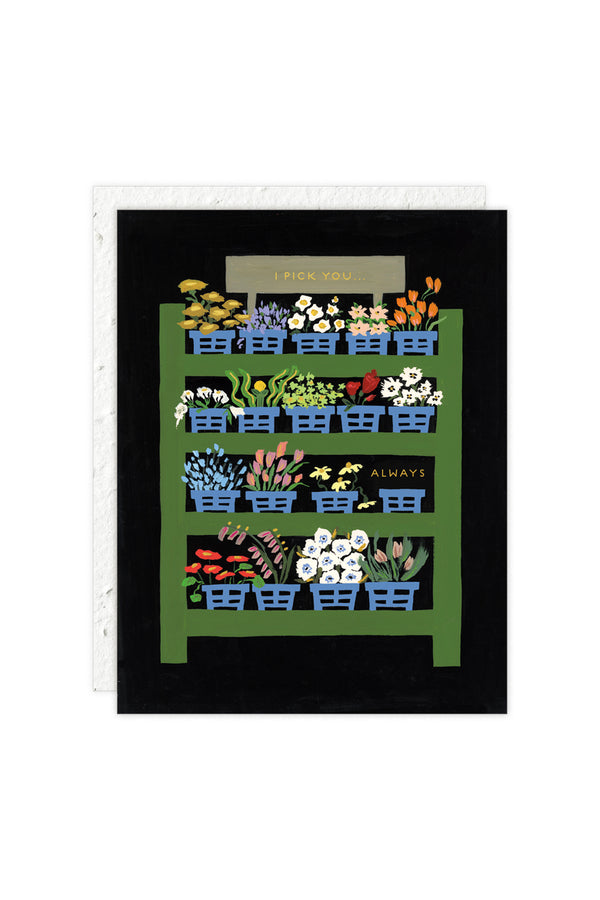 Flower Stand Card