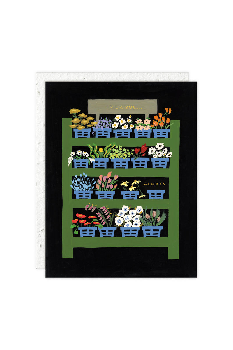 Flower Stand Card