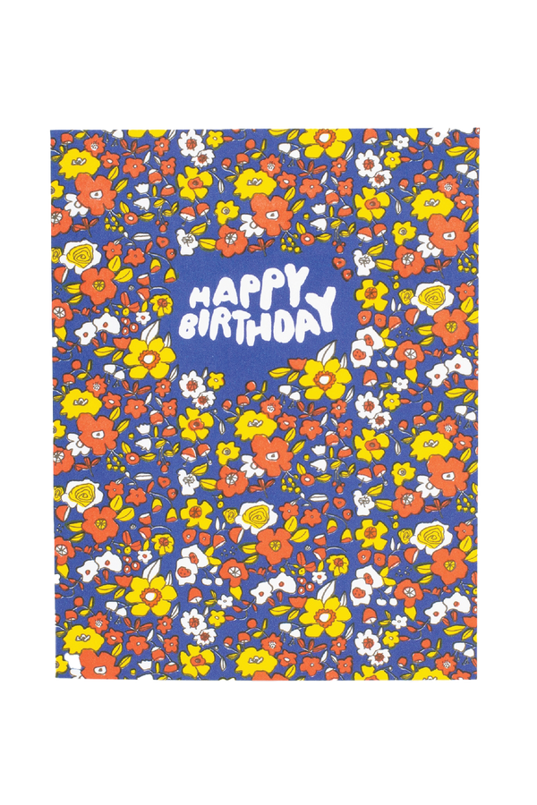 Calico Happy Birthday Card