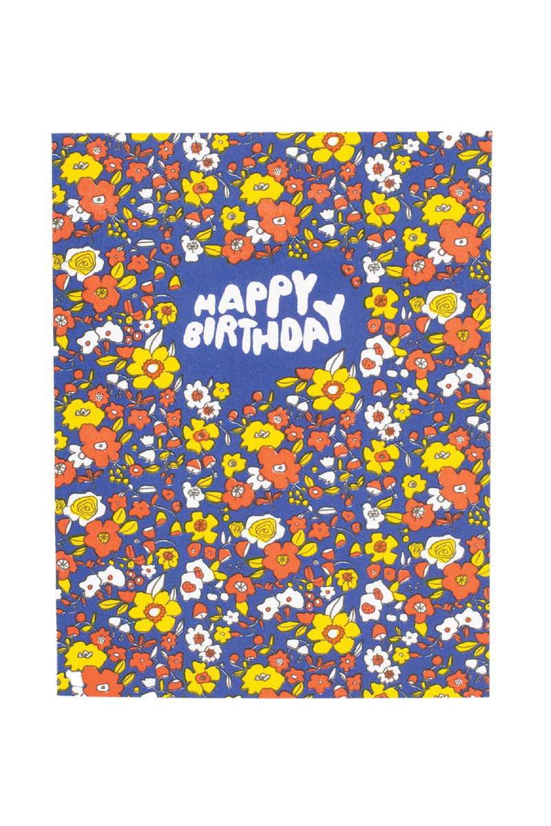 Calico Happy Birthday Card