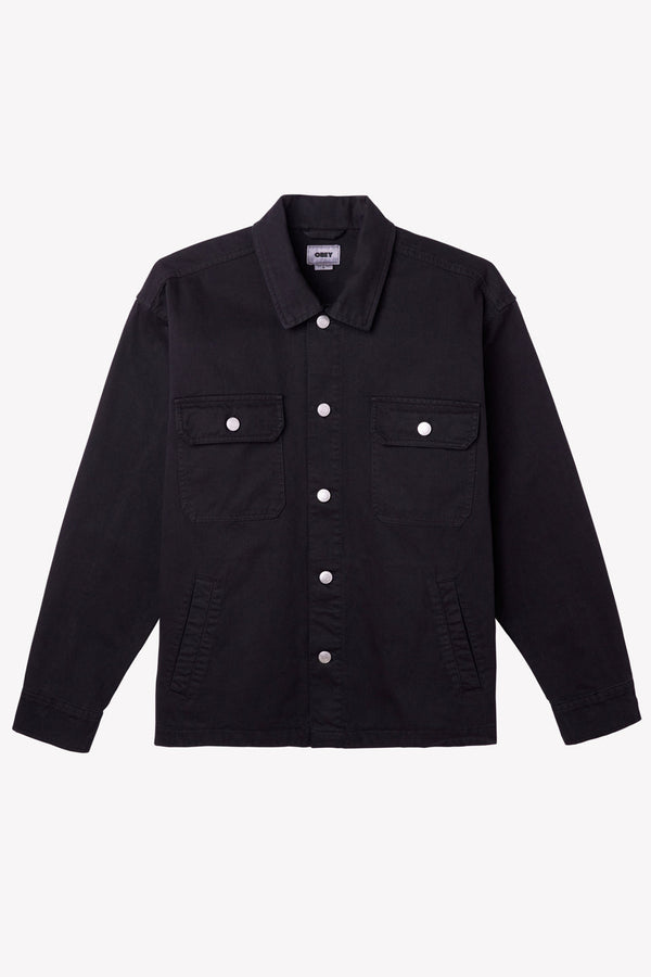 Division Shirt Jacket Pigment Black