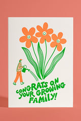 Congrats Growing Family Card