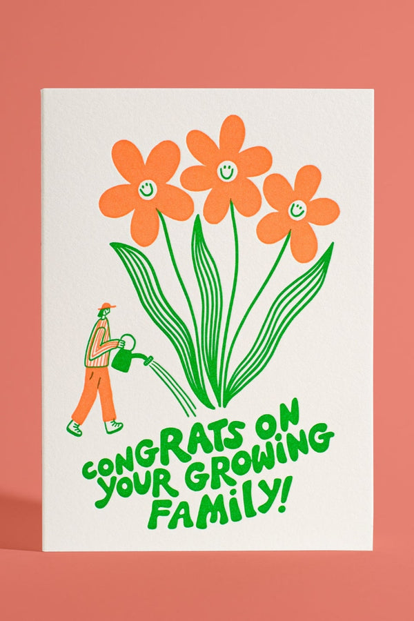 Congrats Growing Family Card