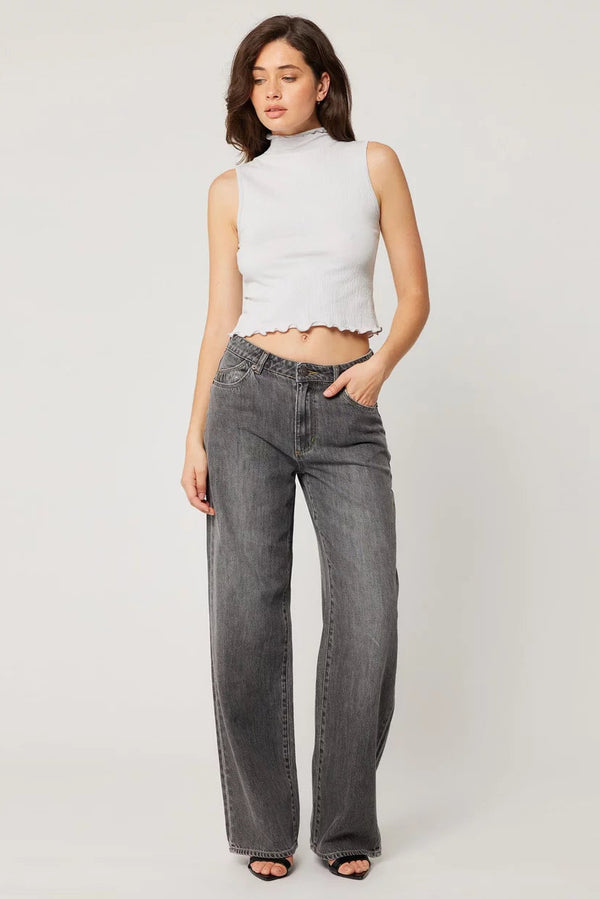 Kate Baggy Worn Black Stone