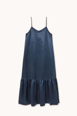 Ruffle Dress Navy