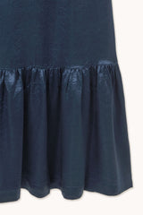 Ruffle Dress Navy