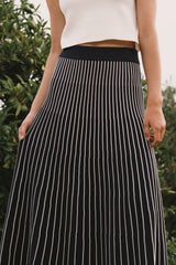 Contrast Skirt Navy