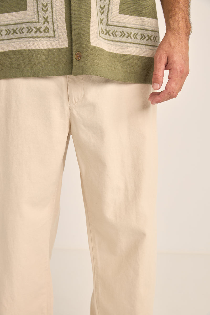 Essential Twill Trouser Stone