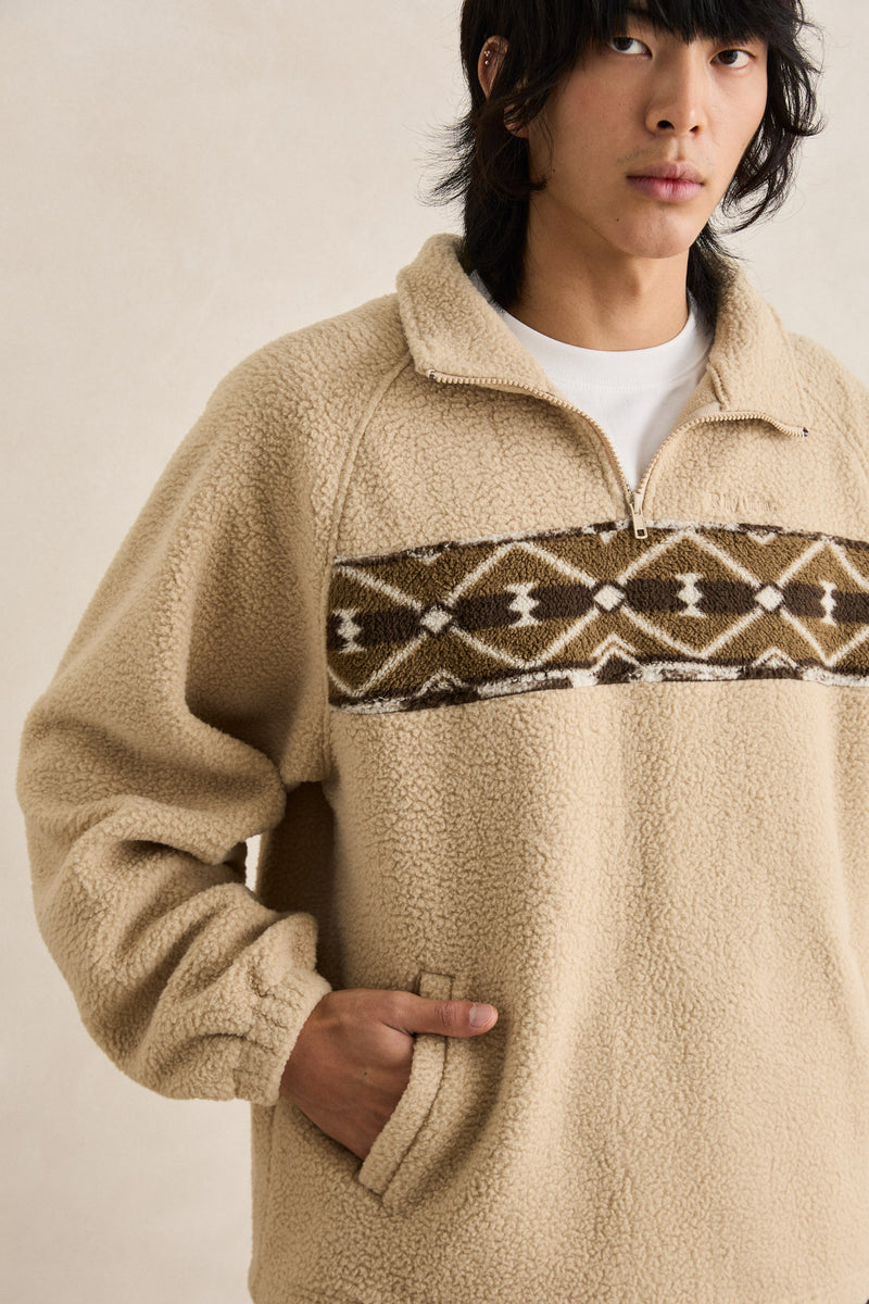 High Plains Quarter Zip Desert