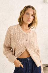 Juniper Cardigan Taupe