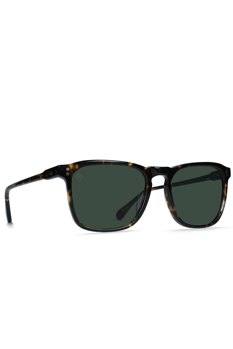 Wiley Sunglasses Brindle Tortoise / Green Polarized