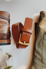 No. 1 Leather Belt Cognac