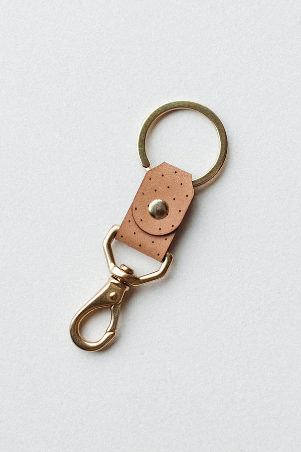 Swivel Keychain Tan