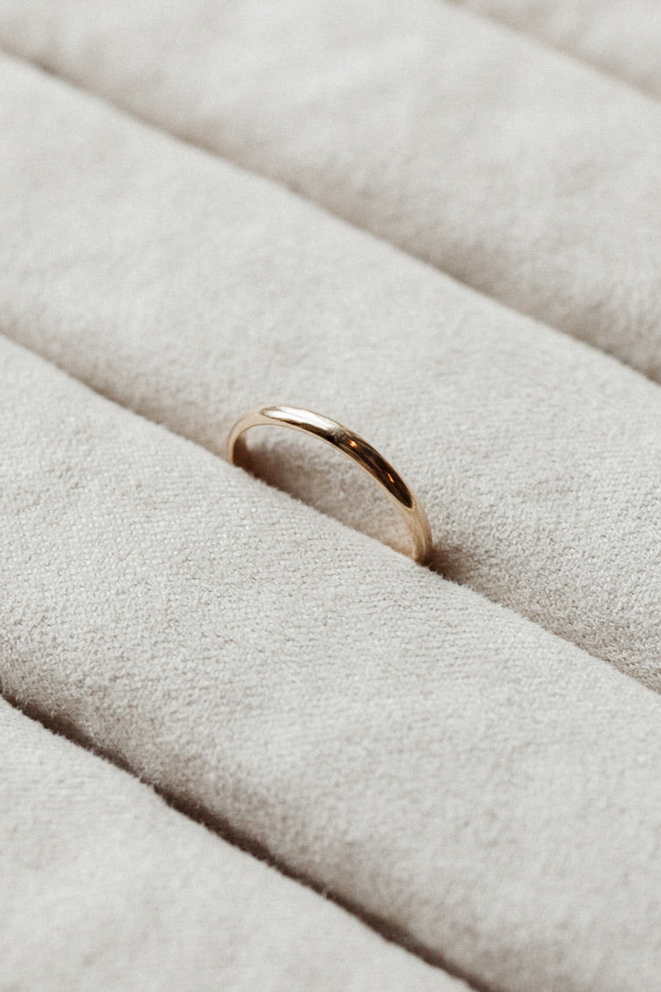 Half Round Band Ring