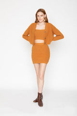 Genny Mini Skirt Amber Glow