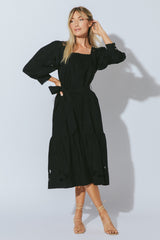 Harlow Midi Dress Black