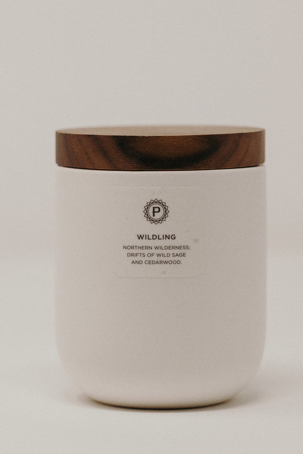 Wildling Ceramic Candle