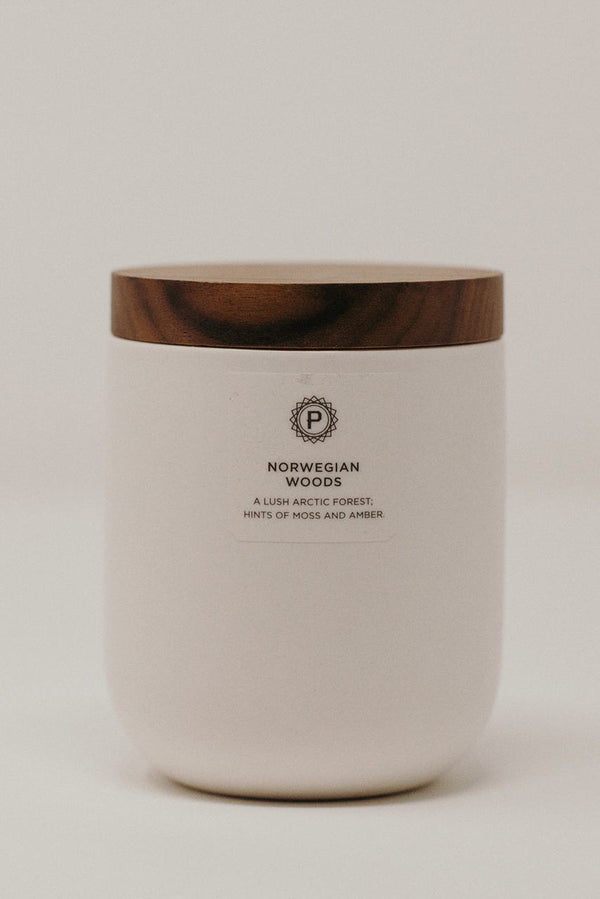Norwegian Woods Ceramic Candle