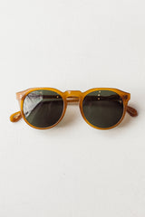 Remmy Sunglasses Honey / Bottle Green