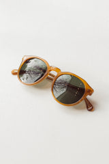 Remmy Sunglasses Honey / Bottle Green