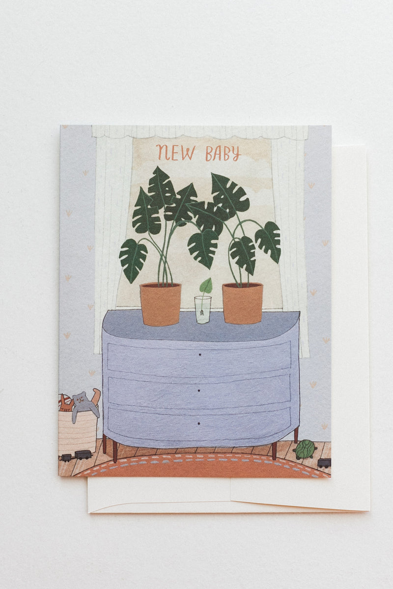 New Baby Plant Card