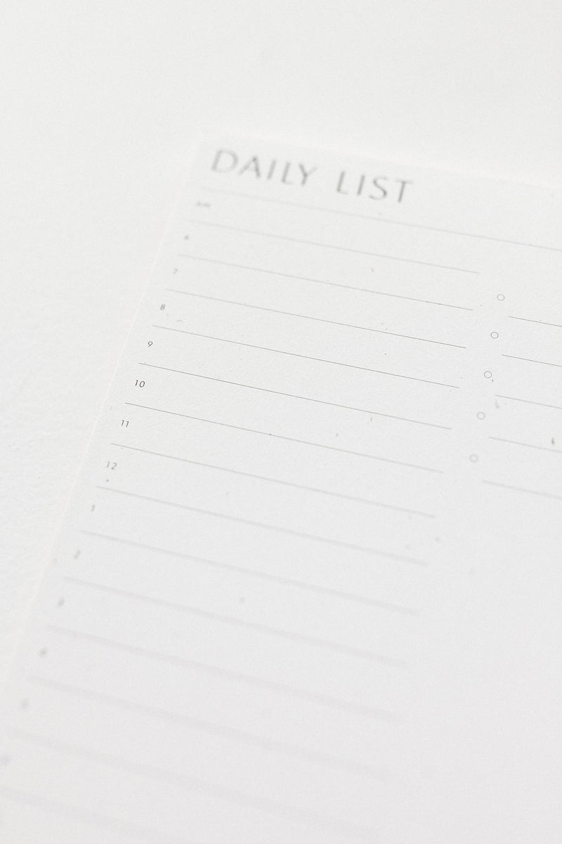 Daily List Pad