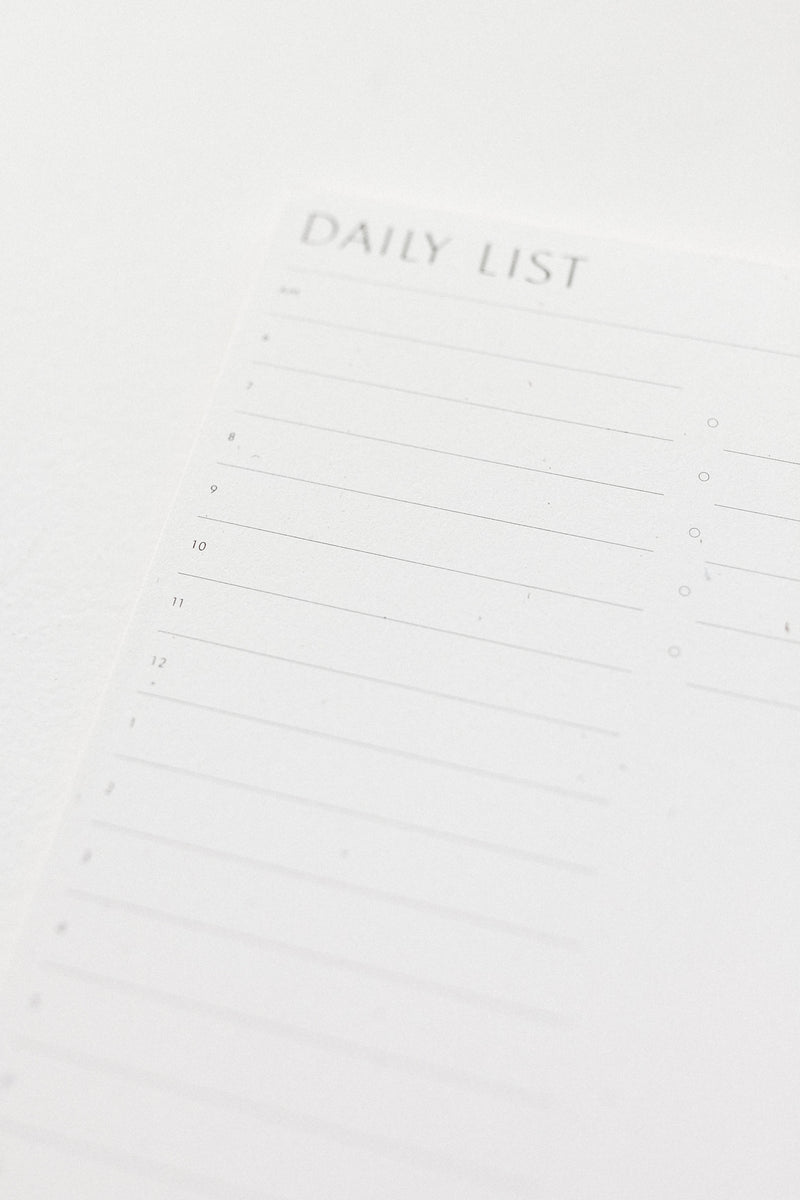 Daily List Pad