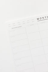 Monthly List Pad