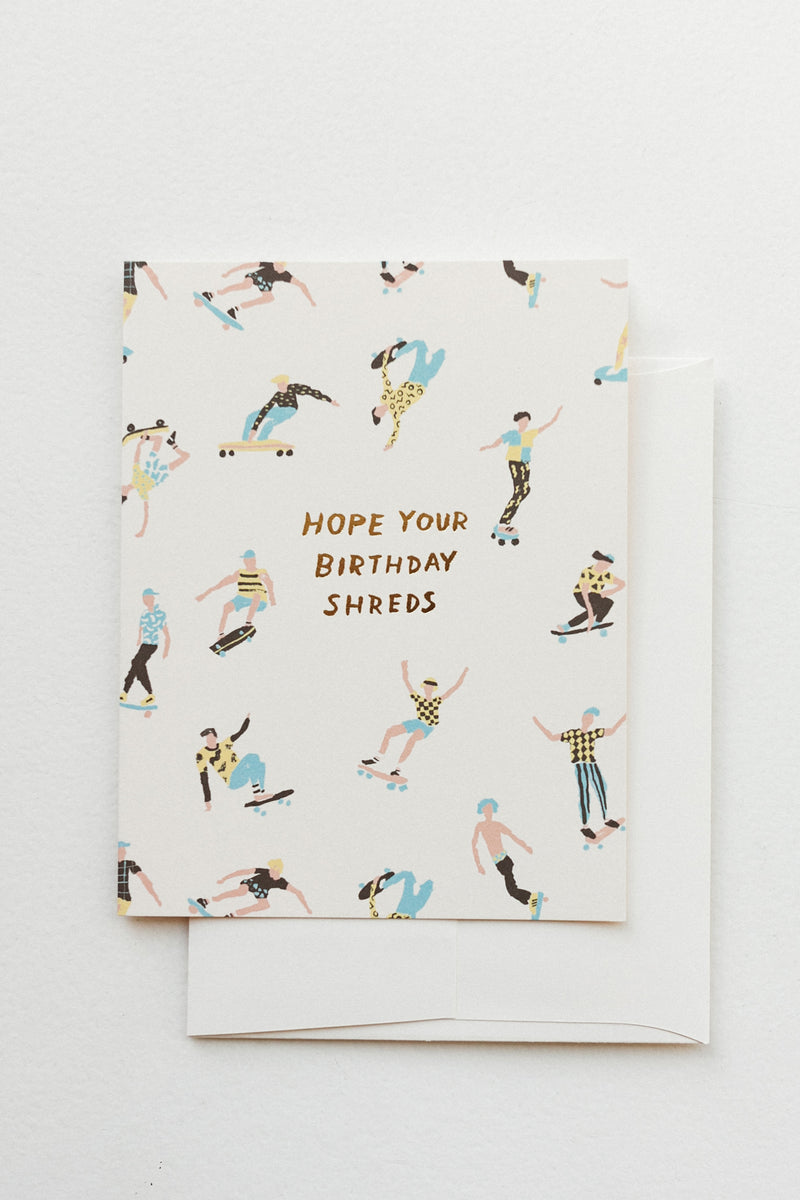 Shreds Birthday Card