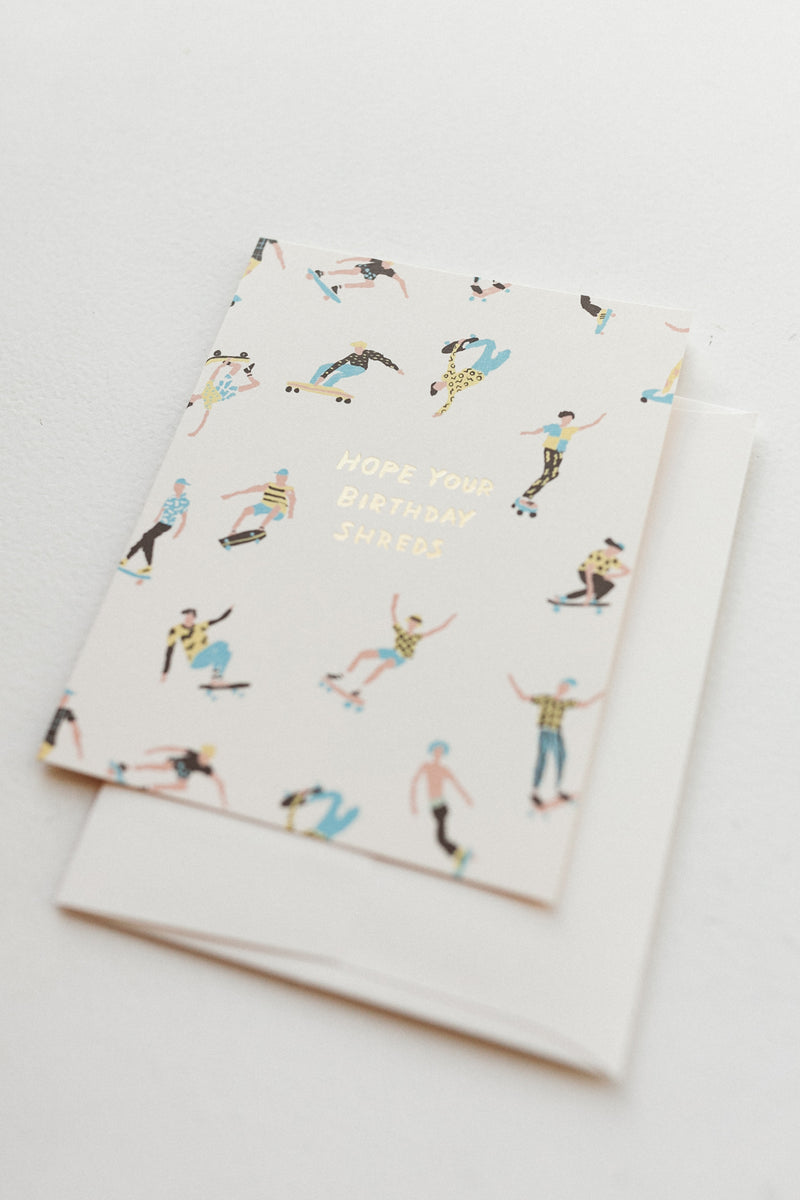 Shreds Birthday Card